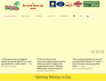 Tablet Screenshot of dudhsagarplantation.com